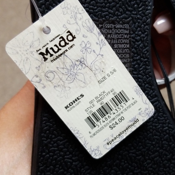 Mudd silver/black braid sandals - Picture 5 of 6